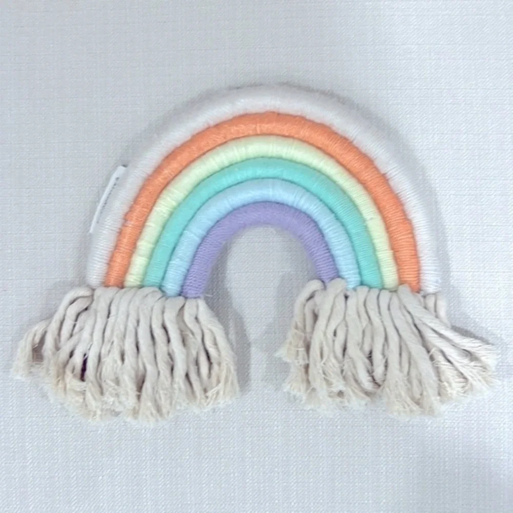 Anthropologie Mandi Smethells~Woven Rainbow Wall Hanging
